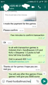 UK fixed matches Telegram