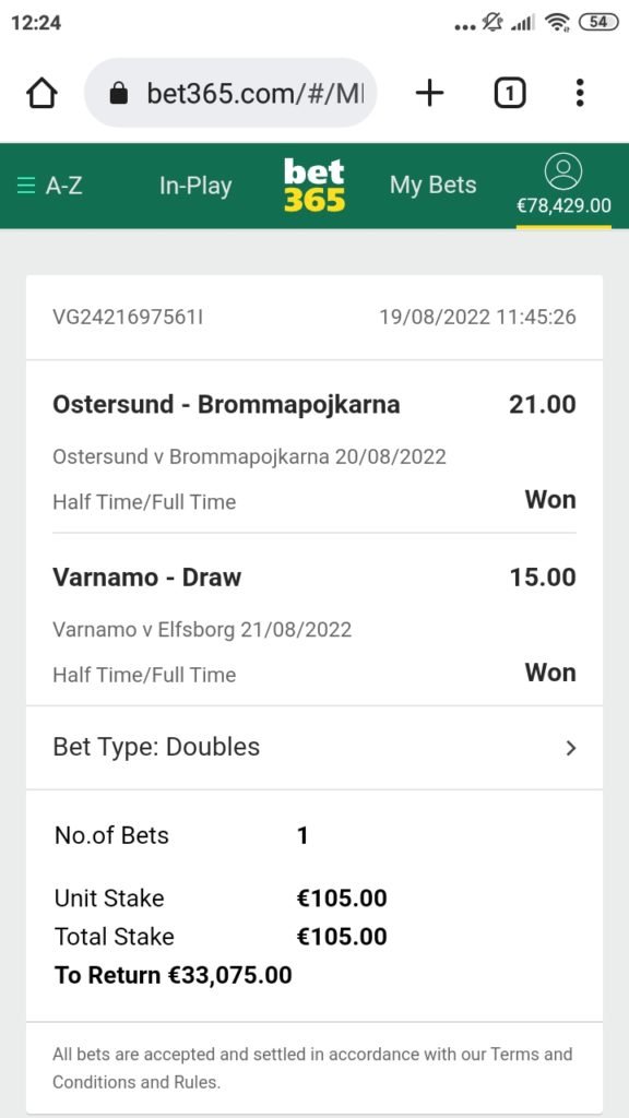Best Tips Screenshot 21 08 2022 Manipulated Fixed Matches 100 