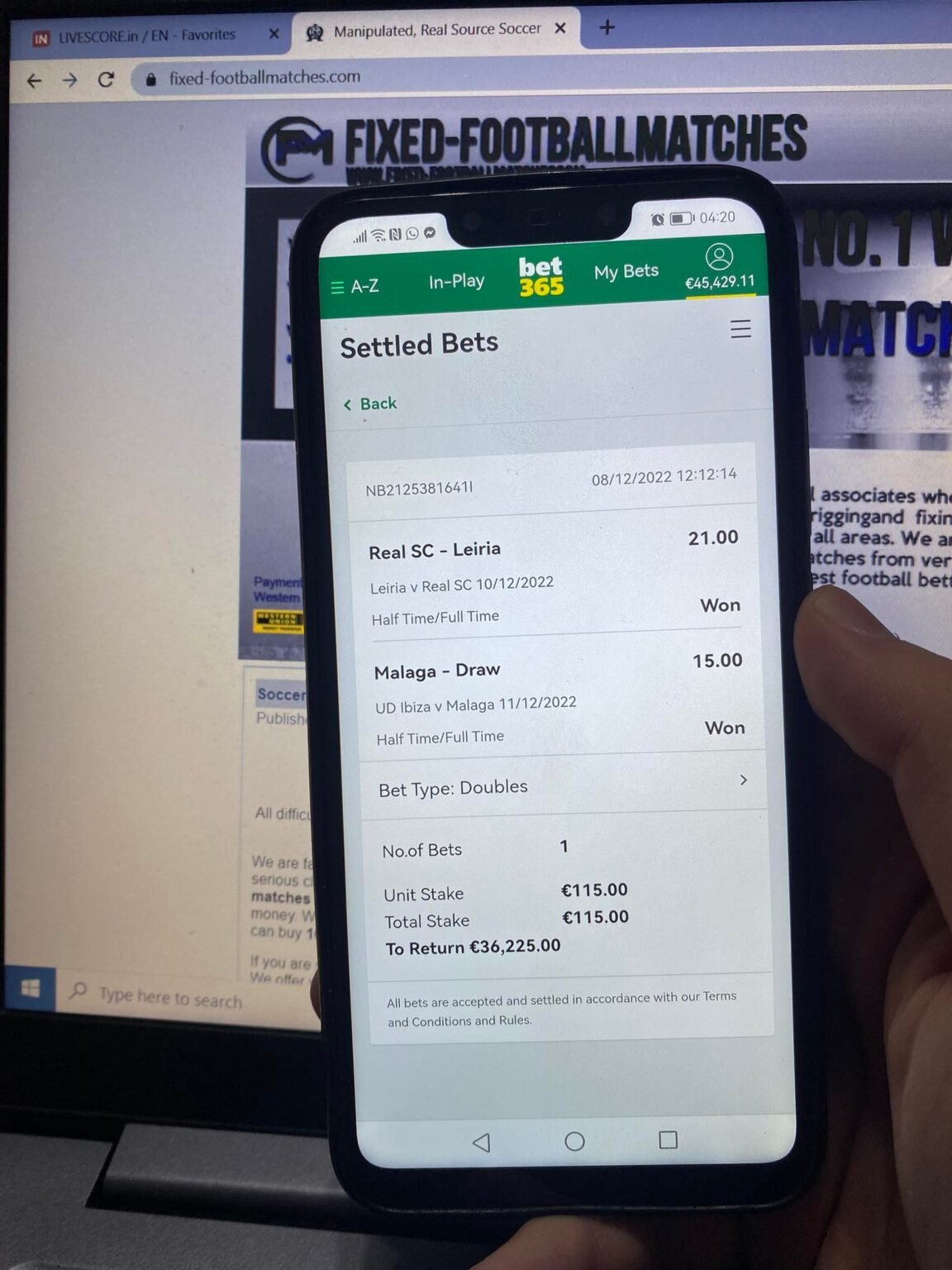 Bet365 Fixed Football Tips Fixed Matches 10 12 2022 Manipulated Fixed 