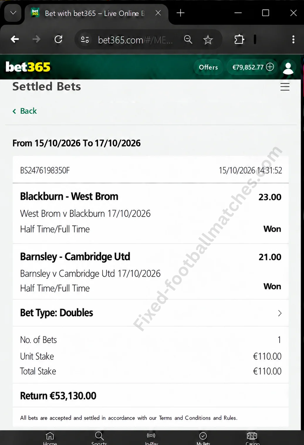 real fixed matches 1x2